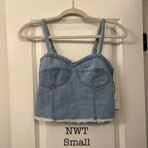 Denim Blue Women's Top